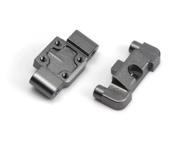 Aluminium Front Pivot Block Set (Grey)