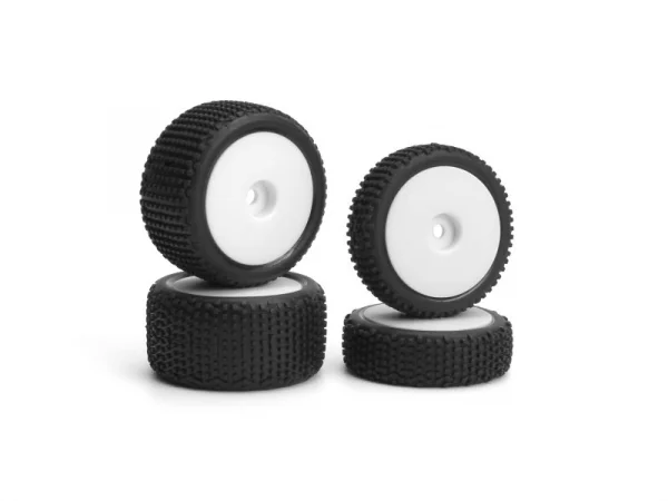 Sideline Buggy Wheel/Tire Set (White/Front/Rear) — image 1 of 2