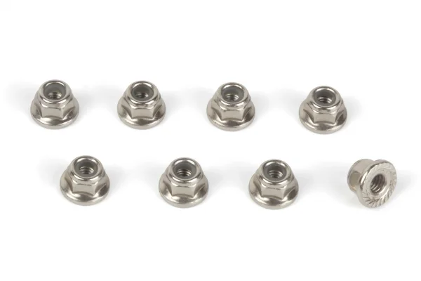 Flanged Lock Nut M4 (8)