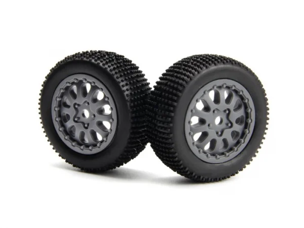 Sidepin SC Wheel/Tyre Set (Grey/Front/Rear)