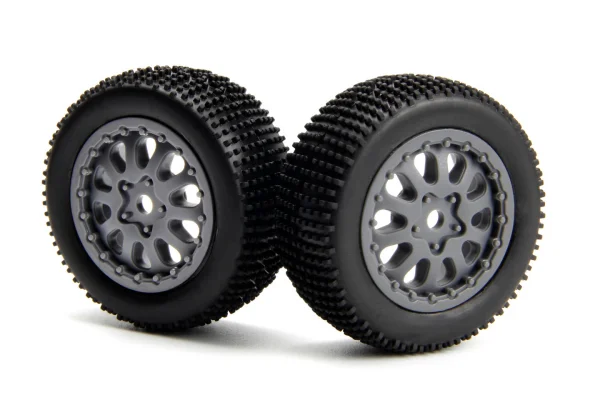 Sidepin SC Wheel/Tyre Set (Grey/Front/Rear)