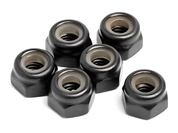 M3 Nylon Locknut (6Pcs) — image 1 of 2
