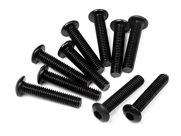 Button Head Screw M3X15mm (2mm Hex Socket - 6pcs)