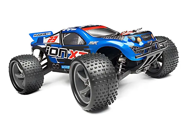 Maverick Truggy Painted Body Blue With Decals (Ion XT) — image 1 of 2