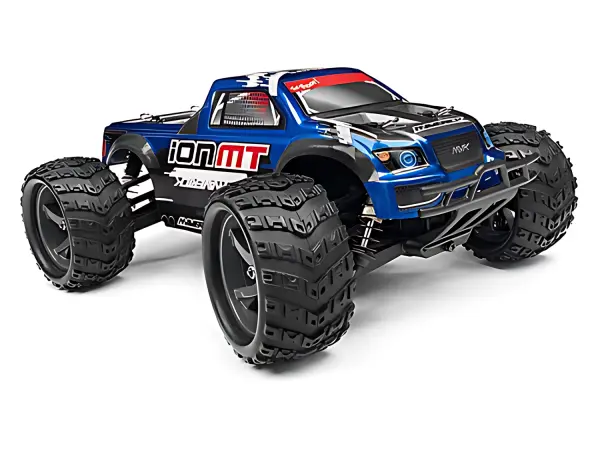 Maverick Monster Truck Painted Body Blue With Decals Ion MT — image 1 of 2
