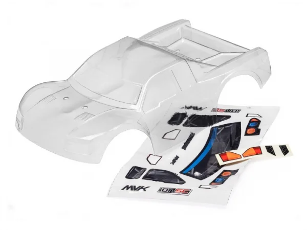 Maverick Clear Short Course Body With Decals (Ion SC) — image 1 of 2