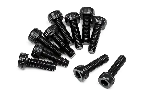 Wheelspin Racing Cap Head Screw M3X10mm (6Pcs)