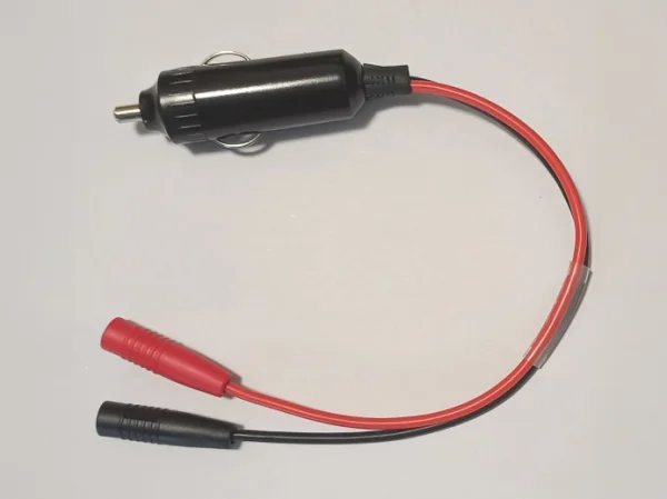 Adapter Plug - 12V Car Cigar Lighter to 4mm Plugs