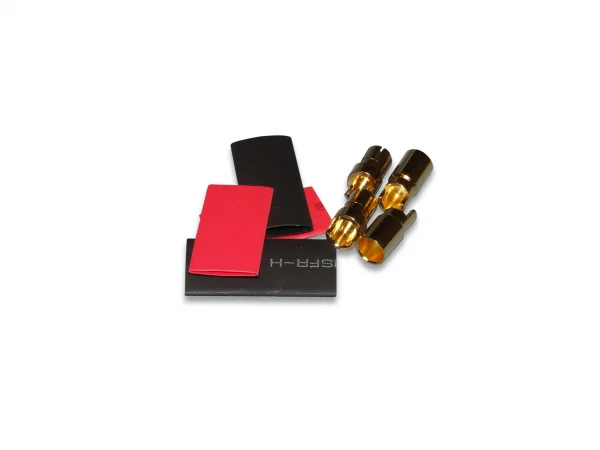 6mm Gold Bullet Connectors 2prs