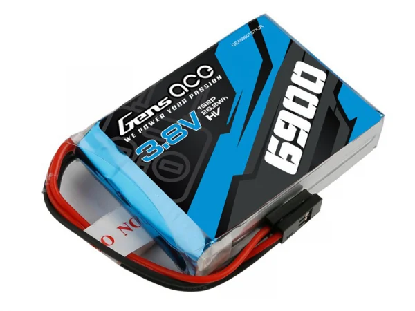 Gens Ace Transmitter LiPo - 1S 3.7V HV 6900mAh - with JR Connector