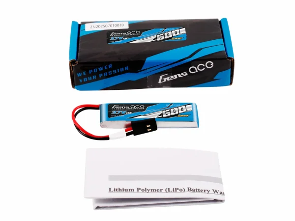 Li-Po Sport 1S 3.7V 600mAh 15C with JR