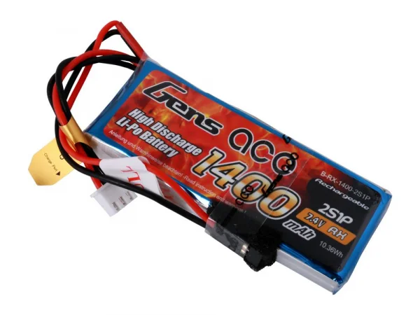 Gens Ace Hubsan H501S/H502S/H107D Transmitter LiPo - 2S 1400Mah