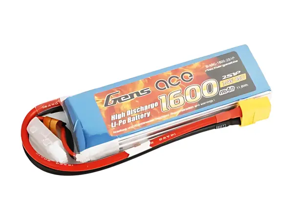 Gens Ace LiPo - 2S 7.4V 1600mAh 45C - XT60