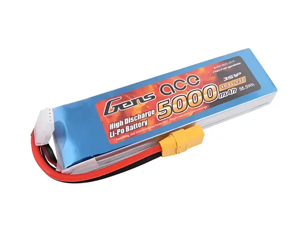 Gens Ace LiPo - 3S 11.1V 5000mAh 45C - XT90