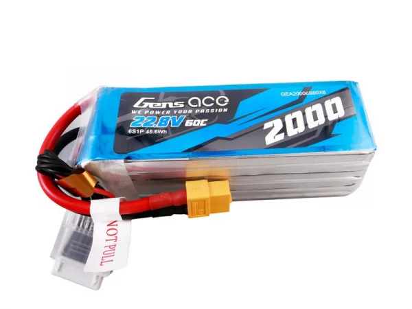 Gens Ace LiPo - HV 6S 22.8V 2000mAh 60C with XT60 — image 2 of 5
