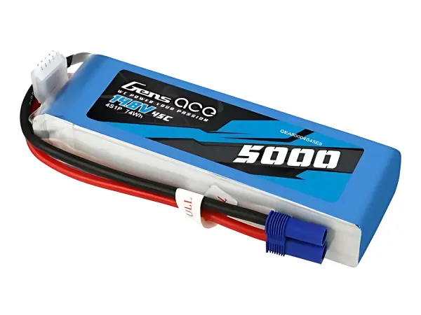 Gens Ace LiPo - 6S 22.2V 5000mAh 45C - EC5 — image 1 of 3