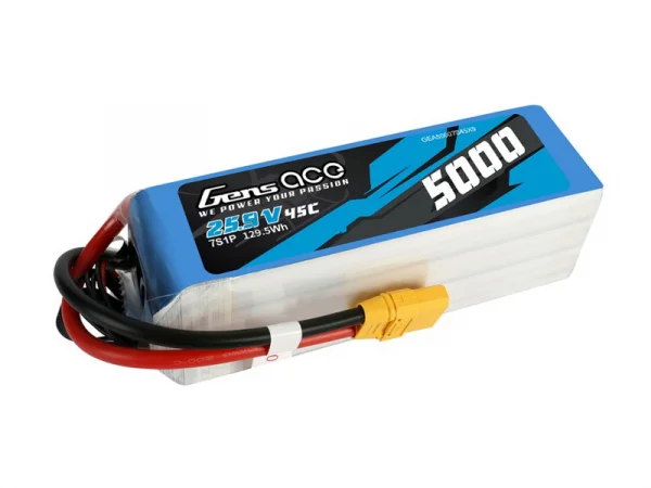 Gens Ace LiPo - 7S 25.9V 5000mAh 45C - XT90 — image 2 of 4