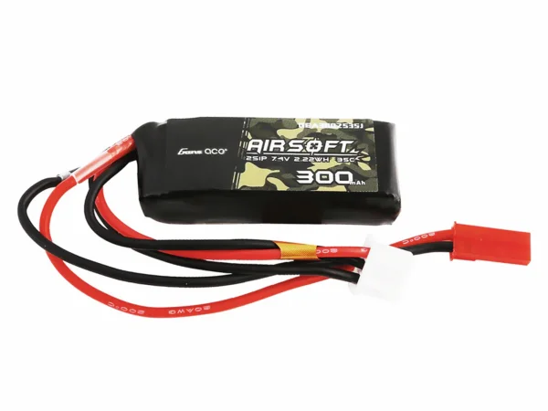 Airsoft 2S 300mAh 35C with JST (HPA Control)