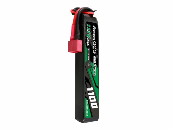 Airsoft 3S 1100mAh 25C with Deans (fit Most AEG)