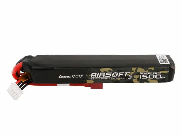 Airsoft 3S 1500mAh 25C with Deans (fit Most AEG)