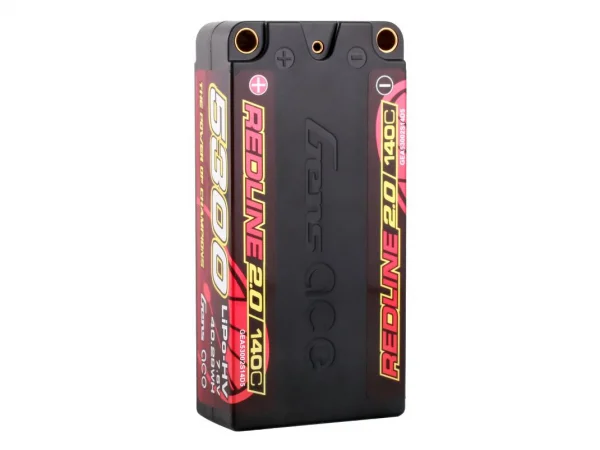 Gens Ace Redline 2.0 Race HV LiPo - 7.6V 5300mAh 140C RL2 Shorty - 5mm