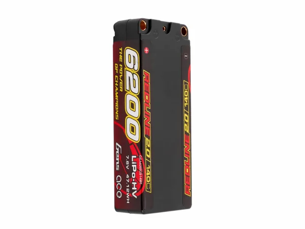 Gens Ace LiPo - HV Car Hard Case 2S1P 7.4V 6200mAh 140C RL2 with 5mm