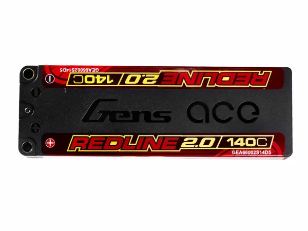 Gens Ace Hard Case LiPo - 2S HV 7.6V 6600mAh 140C with 5mm — image 3 of 5