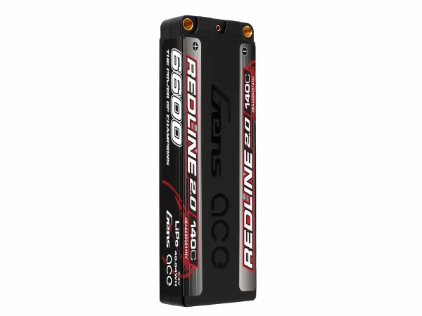 Gens Ace HV Hard Case LiPo - 2S1P 7.6V 6600mAh 140C RL2 with 5mm — image 4 of 5