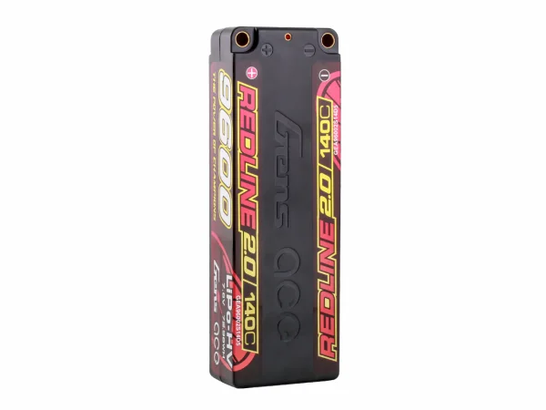 Gens Ace LiPo - HV Car Hard Case 2S 7.6V 9600mAh 140C RL2 Short 5mm