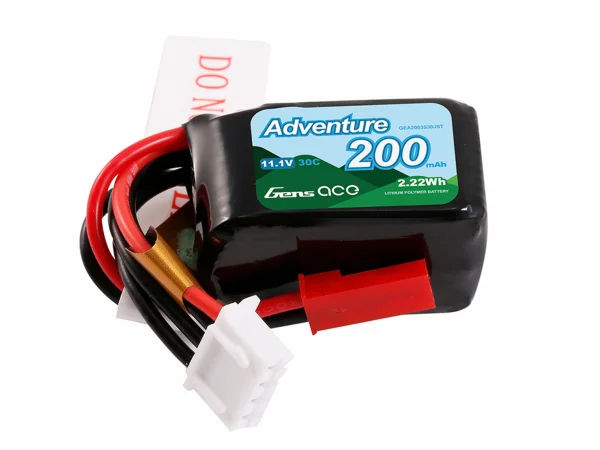 Gens Ace Mini Car LiPo - 3S 11.1V 200mAh 30C with JST