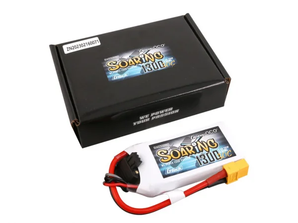 Gens Ace G-Tech Soaring LiPo - 2S 7.4V 1300mAh 30C with XT60