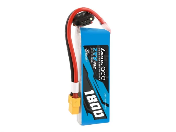 Gens Ace LiPo - G-Tech 2S 7.4V 1800mAh 45C with XT60