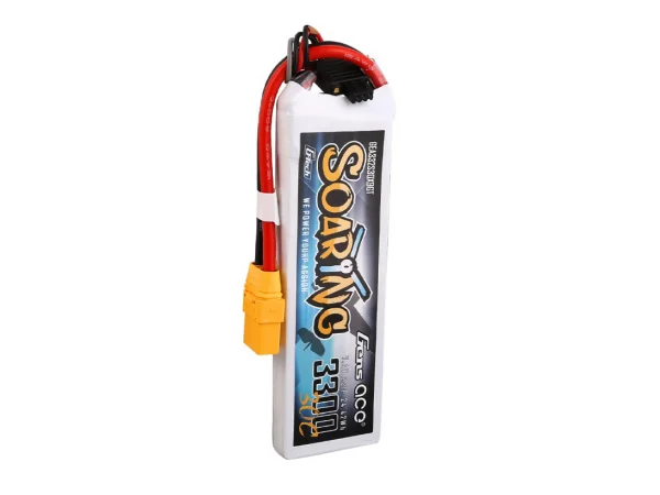 Gens Ace G-Tech LiPo - 2S 7.4V 3300mAh 30C Soaring with XT90