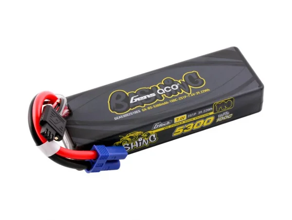 Gens Ace G-Tech Bashing LiPo - 2S 7.4V 5300mAh 100C - EC5 (Fits ProMoto)