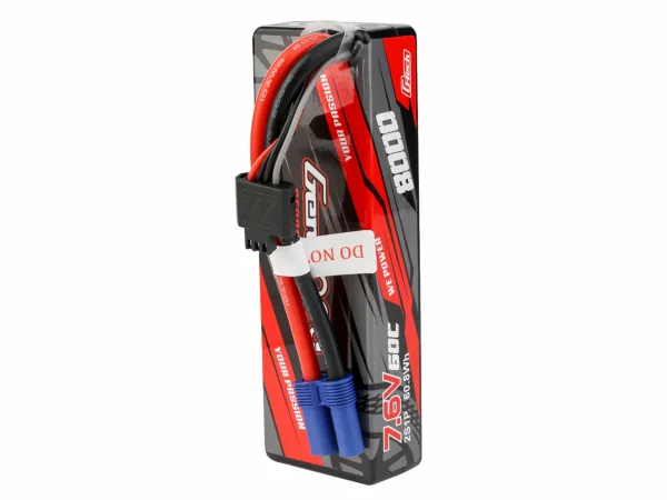 Gens Ace LiPo - Hard Case G-Tech 2S 7.4V 8000mah 60C with EC5 (Promoto)