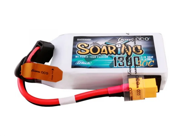 Gens Ace G-Tech LiPo - 3S 11.1V 1300mAh 30C Soaring with XT60 — image 2 of 5