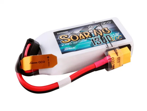 Gens Ace G-Tech LiPo - 3S 11.1V 1300mAh 30C Soaring with XT60 — image 4 of 5