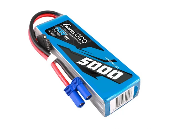 Gens Ace G-Tech LiPo - 4S 14.8V 5000mAh 45C with EC5