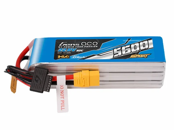 Gens Ace G-Tech Sport HV LiPo - 6S 22.2V 5600mAh 80C with XT90