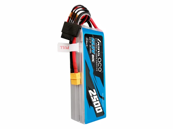 Gens Ace LiPo - G-Tech 6S 22.2V 2500mAh 80C with XT60 — image 4 of 5
