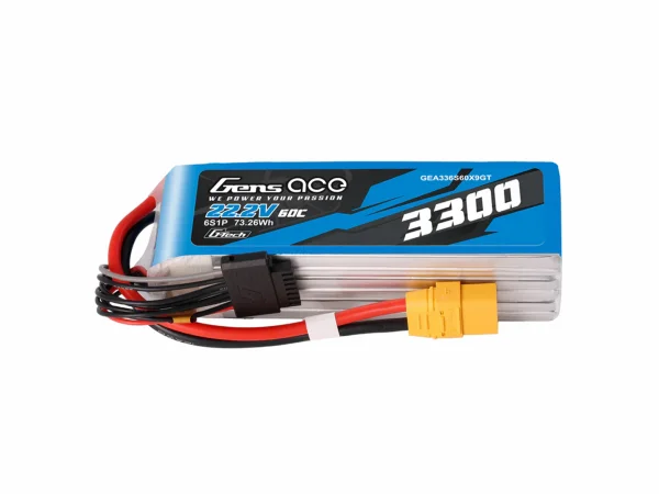 Gens Ace G-Tech LiPo - 6S 22.2V 3300mAh 60C with XT90