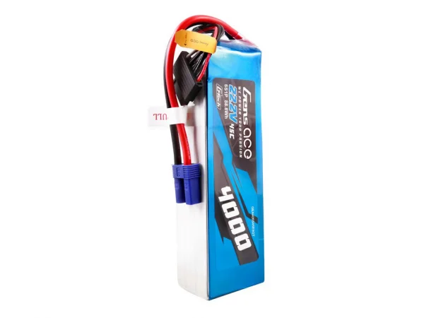 Gens Ace G-Tech LiPo - 6S 22.2V 4000mAh 45C with EC5