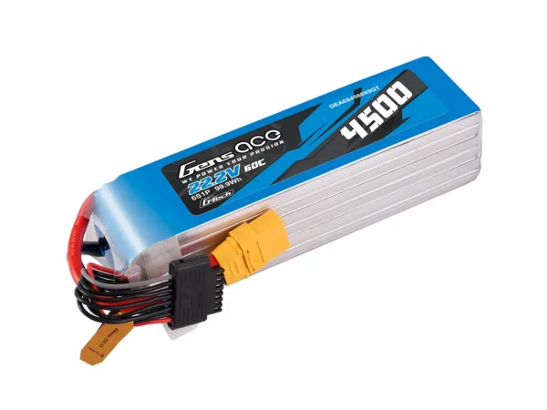 Gens Ace G-Tech LiPo - 6S 22.2V 4500mAh 60C with XT90