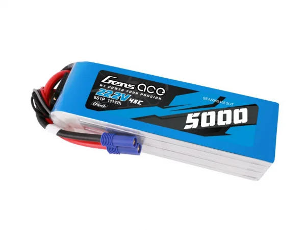 Gens Ace G-Tech LiPo - 6S 22.2V 5000mAh 45C with EC5 — image 2 of 5