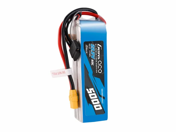 Gens Ace G-Tech LiPo - 6S 22.2V 5000mAh 60C with XT90