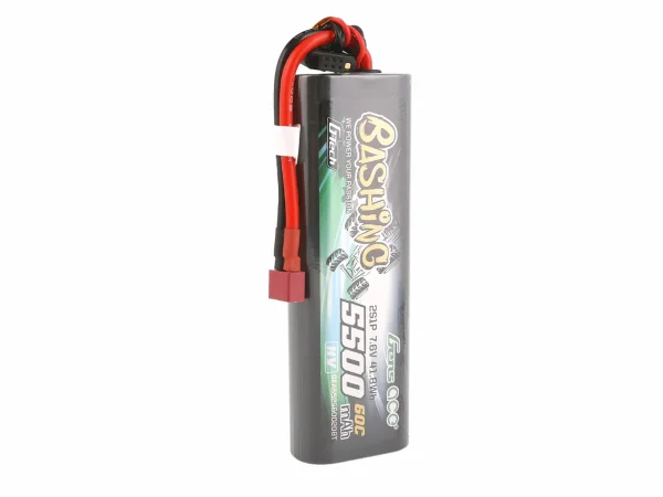 Gens Ace LiPo - G-Tech Car Hard Case HV 2S 7.6V 5500mAh 60C with Deans