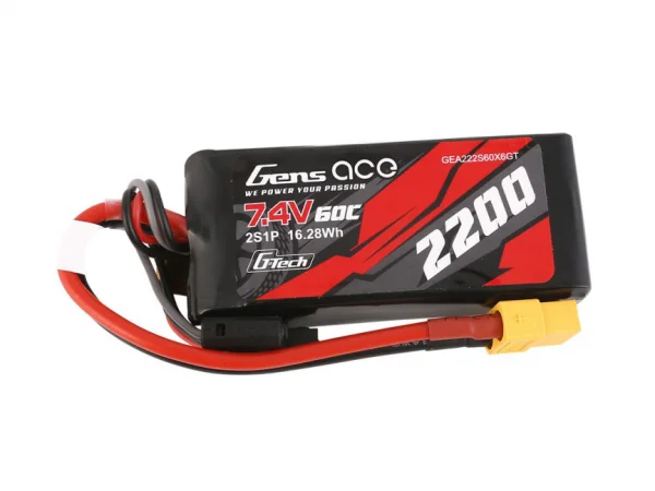 Gens Ace G-Tech Bashing LiPo - 2S 7.4V 2200mah 60C - XT60 — image 3 of 5