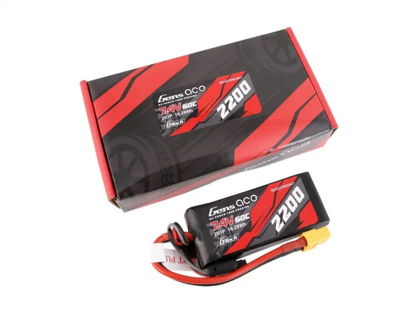 Gens Ace G-Tech Bashing LiPo - 2S 7.4V 2200mah 60C - XT60 — image 5 of 5
