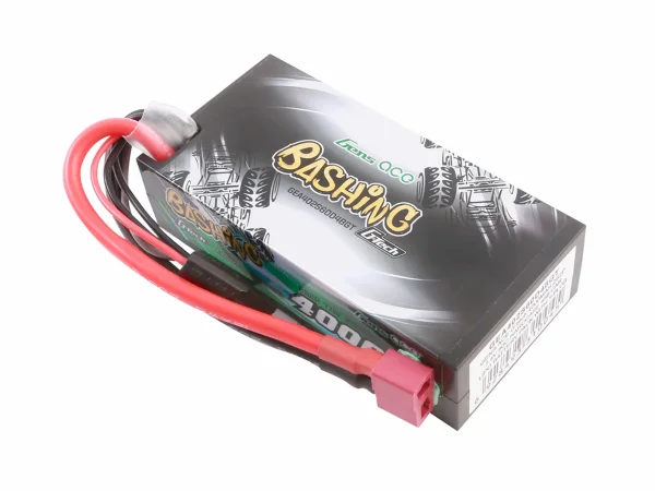 Gens Ace LiPo - G-Tech Car Hard Case 2S2P 7.4V 4000mAh 60C with Deans