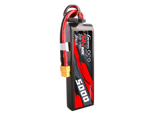 Gens Ace G-Tech LiPo - 2S 7.4V 5000mah 60C with XT60